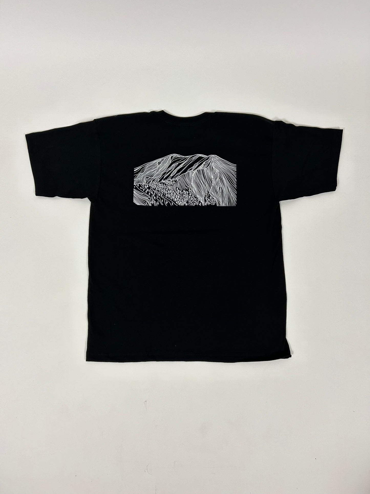 Somewhere on the Mountain Black Shirt