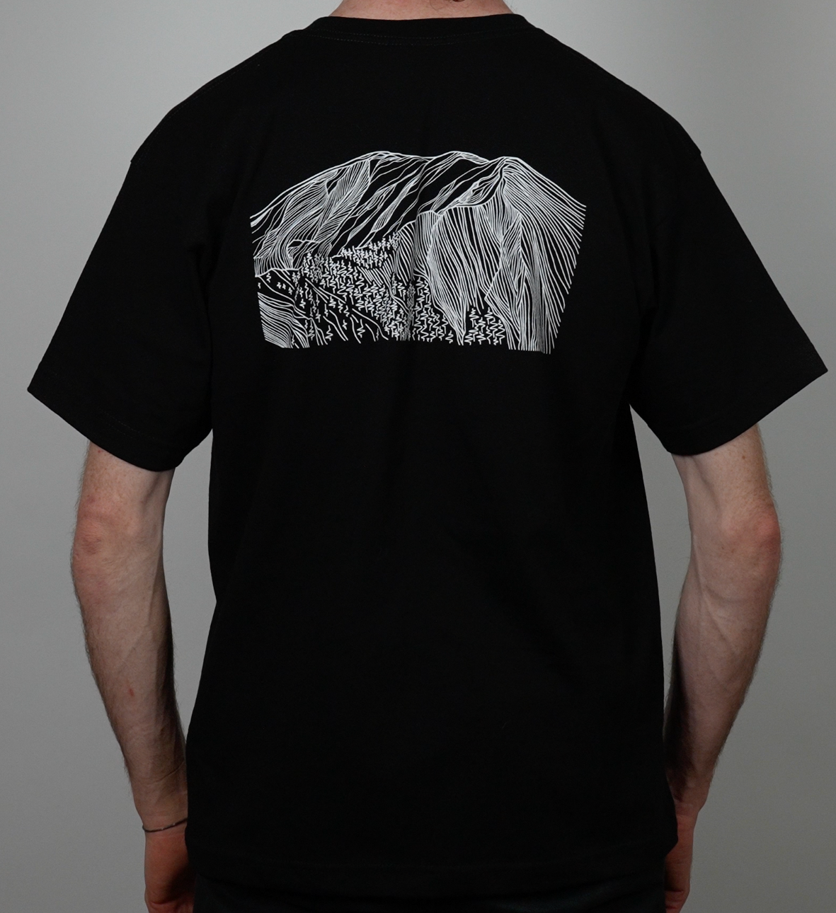 Somewhere on the Mountain Black Shirt