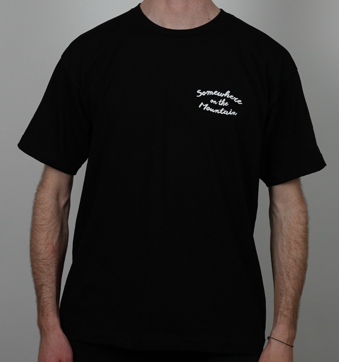 Somewhere on the Mountain Black Shirt