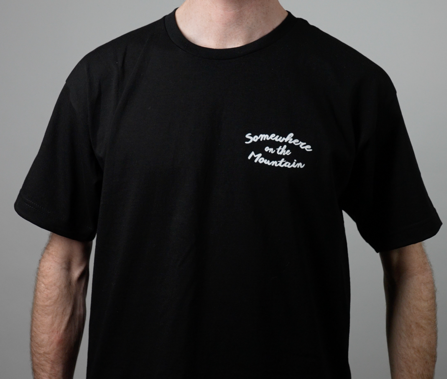 Somewhere on the Mountain Black Shirt